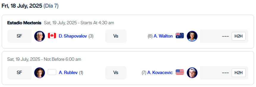 atp cabos semifinales 2025