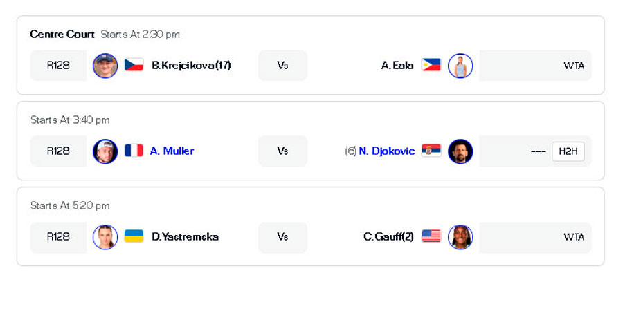wimbledon central martes1j 2025