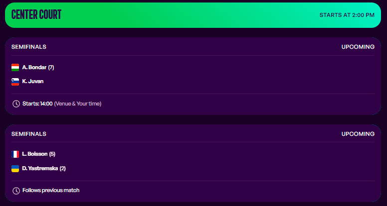 wta hamburg semifinales 2025